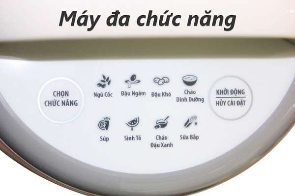 Máy vận hành với bộ điều khiển điện tử, đa chức năng và hoàn toàn bằng tiếng Việt dễ dàng sử dụng