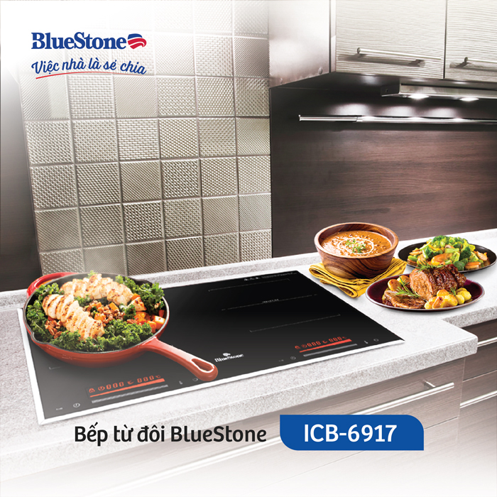 Bếp từ đôi Bluestone ICB-6917