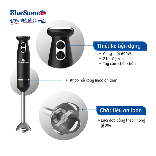 Máy Xay Sinh Tố Cầm Tay BlueStone BLB-5251