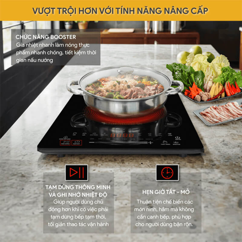 Chức năng Booster – Gia nhiệt siêu tốc