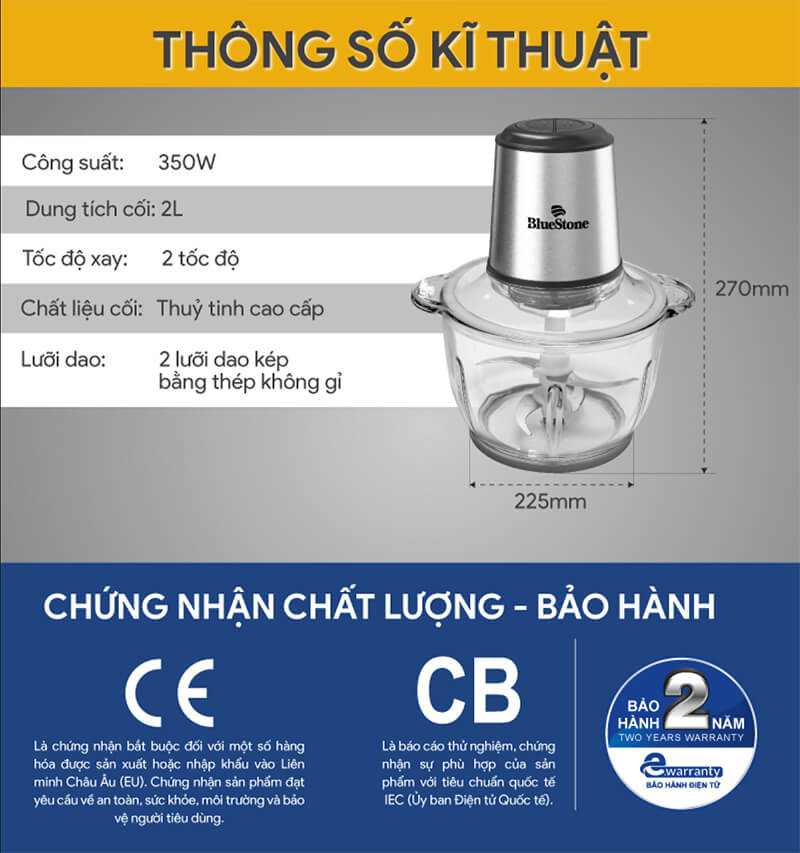 Thông số kỹ thuật chi tiết