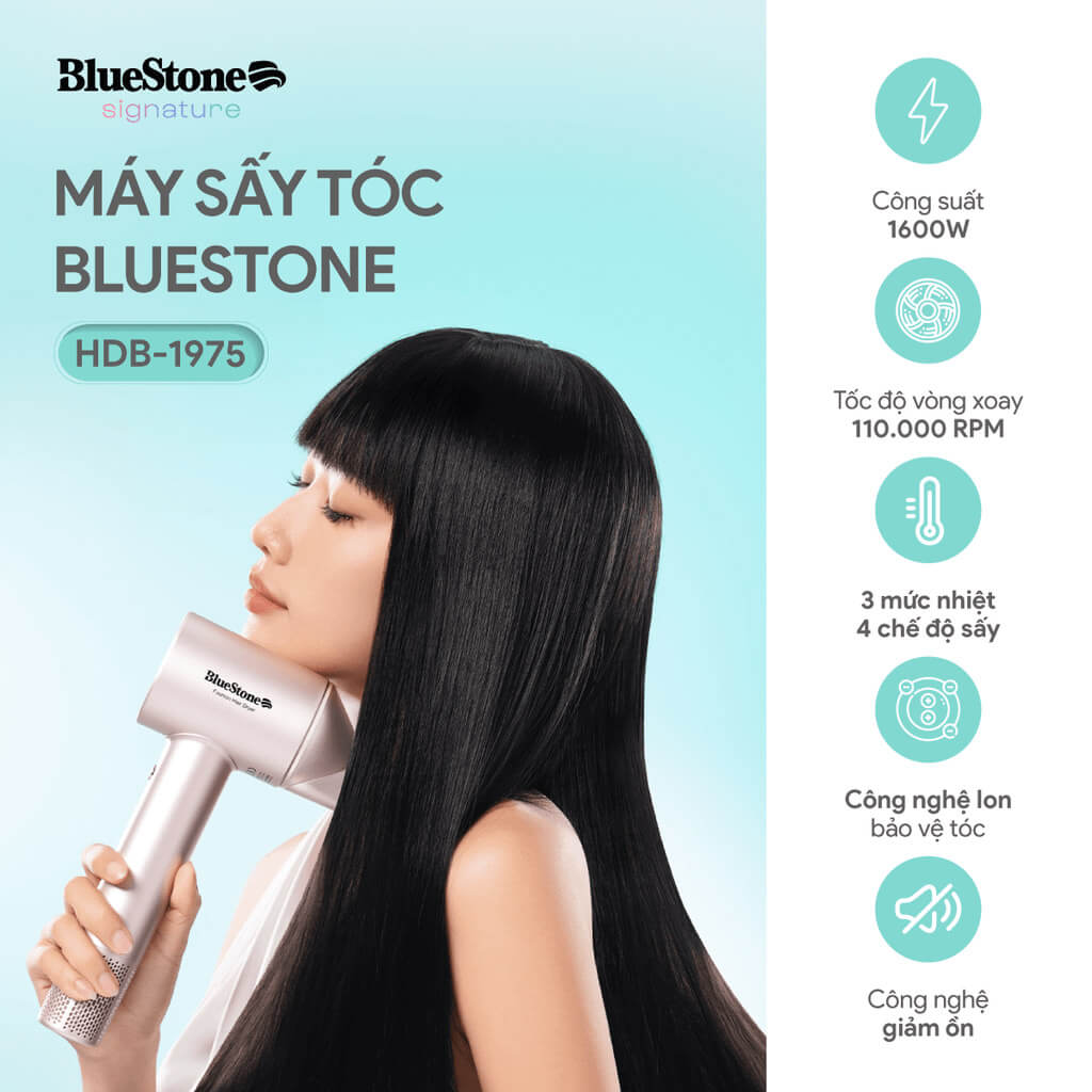 Máy Sấy Tóc Bluestone HDB-1975 1600W